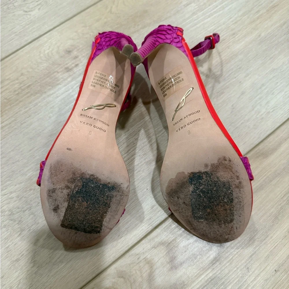 Brian Atwood Fenix heels, sz 8 - Picture 6 of 10